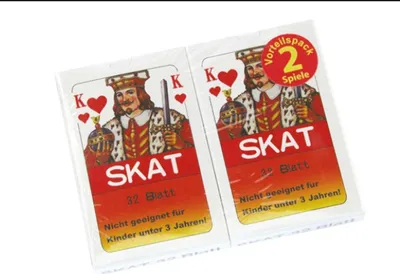 Obrázek produktu pro sada 5 hracích karet Skate 2x32 Skate list kartonové pouzdro Karty Skate Hrací karty Skate