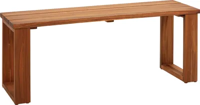 Produktbild von Dehner Gartenbank Macao, 2-Sitzer, 115 x 45 x 35 cm, FSC®-es Akazienholz, natur