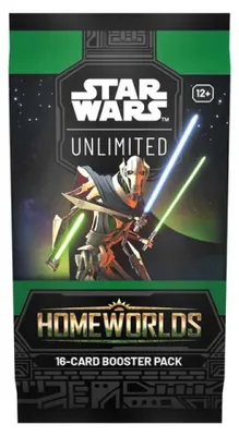Immagine prodotto di Star Wars Unlimited Homeworlds Booster - 16 Carte Inglese