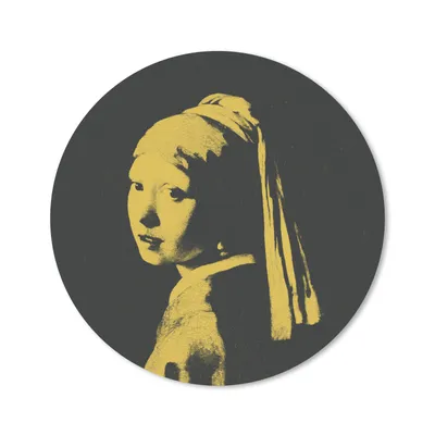 Produktbild von MuchoWow® Mauspad Mousepad Das Mädchen mit dem Perlenohrring - Vermeer - Kunst 30x30 cm - Mousepads - Maus Mat - Pad - Mausunterlage - Tischunterlage - Schreibtischmatten