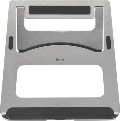 Obrázek produktu pro Hama Aluminium, Stojan pro laptop, Stbrn, Hlink, 25,4 cm (10"), 39,6 cm (15.6"), 254 - 396,2 mm (10 - 15.6")