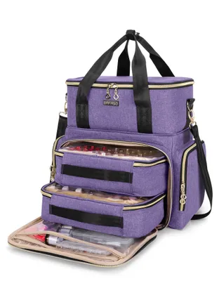 Produktbild von Doppelschicht Nagellack Organizer für 70 Flaschen und Nagellampe
