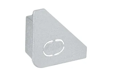 Productafbeelding van Paulmann Function Delta Profiel Eindstuk, 2 stuks, aluminium, mat, kunststof