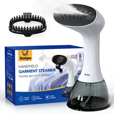 Immagine prodotto di Vaporizzatore portatile per capi d'abbigliamento Rolipo Hy-128, 400 ml, bianco