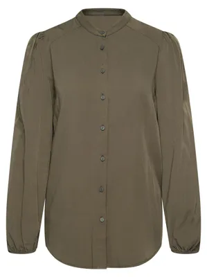 Image de Chemisier Mutha pour femme - vert olive, taille M