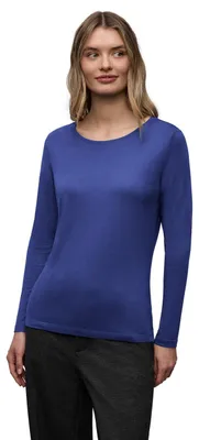 Produktbild von Street One Basic Rundhalsshirt Amparo Blue 38