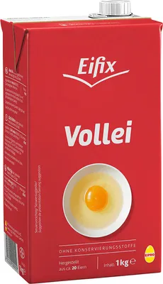 Produktbild von Eifix Vollei flüssig, pasteurisiert, 6 x 1,0 kg