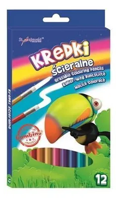 Obrázek produktu pro St.Majewski stíratelné pastelky, 12 barev