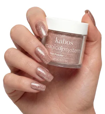 Imagen del producto de Kabos Magic Dip System, polvo para dip, polvo acrílico, 20 g, 037 Shimmering Desert