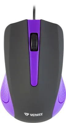 Image de YENKEE USB wired mouse, 3 buttons, rubberized surface