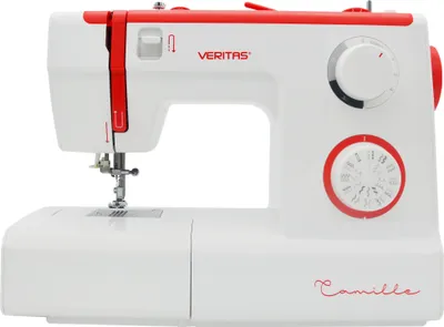 Obrázek produktu pro Veritas Sewing Camille, Bílá, Automatický šicí stroj, Šití, Jednokroková, 0 - 4 mm, 750 SPM