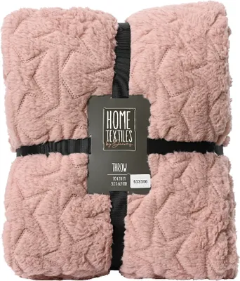 Produktbild von Kuscheldecke Fleecedecke mit Sternen 130x170cm rosa