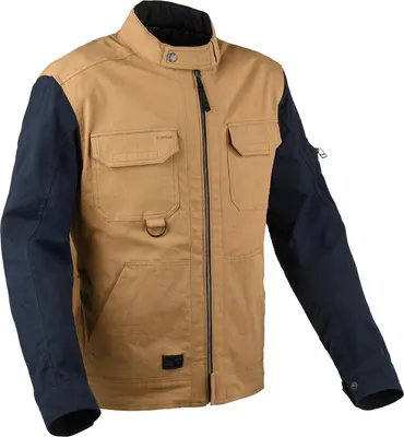 Image de DIFI Hudson, veste textile pour moto, couleur marron, taille L