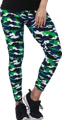 Produktbild von Stylische Camouflage Leggings in Grün - Universelle Größe M/L KP34914