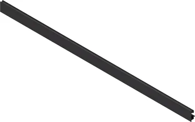 Produktbild von BLUM LEGRABOX Vorderstück mit Nut, Länge 1043 mm, Aluminium Carbonschwarz