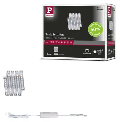 Produktbild von Paulmann MaxLED 1000 LED Strip Neutralweiß Basisset