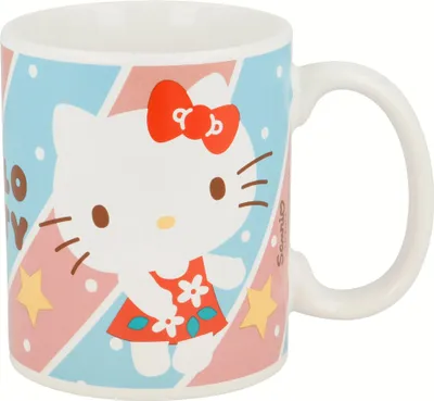 Image de Kubek ceramiczny Hello Kitty w czerwonej sukience 325 ml, licencjonowany