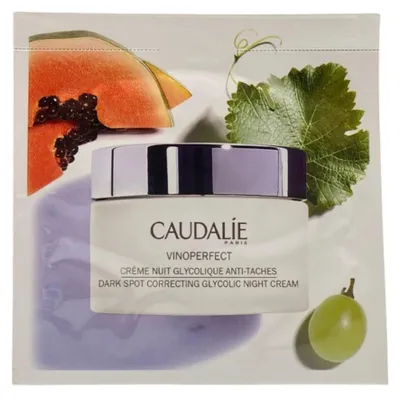 Image de Caudalie Vinoperfect, crème de nuit anti-taches naturelle pour le visage, 2 ml *Échantillon