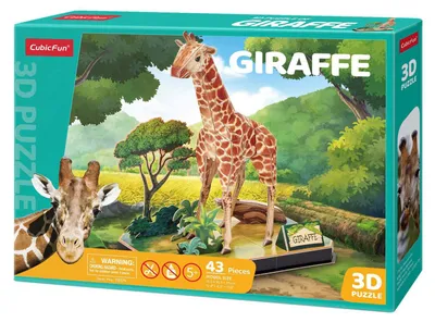 Zdjęcie produktu dla CubicFun P857h, 43 szt., Animals, 8 lat(a)