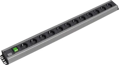 Produktbild von BACHMANN Handwerkerleiste 12x Schutzkontakt, Schalter, 2 m