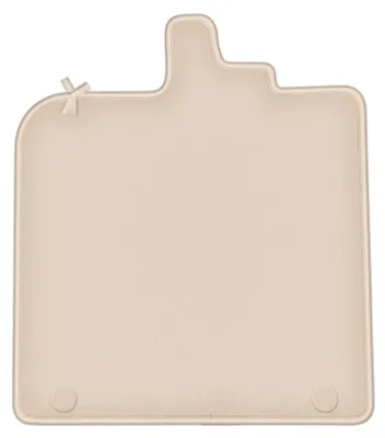 Produktbild von DURBAN Beige Velours-Fahrerfußmatte für Smart ForTwo II Schrägheck (2007-2014)