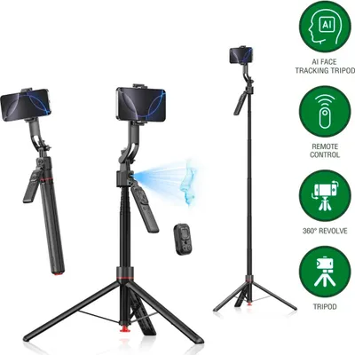 Produktbild von 4smarts 541772, 3 Bein(e), Schwarz, 176 cm, 560 g