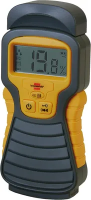 Obrázok produktu pre Merač vlhkosti MD (merač vlhkosti pre drevo/steny/stavobné materiály, s LCD displejom) – antracitová/žltá farba