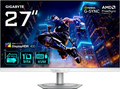 Gigabyte M27Up Ice 27Inch Ss Ips 3840X2160 Uhd 160Hz 350Cd/M2 2Xhdmi 1Xdp