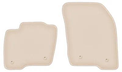 Produktbild von DURBAN Beige Velours-Fußmatten vorne für Ford S-MAX MK2 7-Sitzer (2015-)