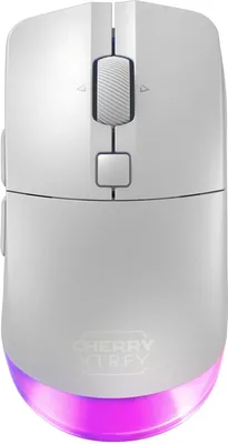 Zdjęcie produktu dla CHERRY XTRFY M50 Wireless, Po prawej stronie, Optyczny, RF Wireless + Bluetooth + USB Type-C, 12000 DPI, Biały