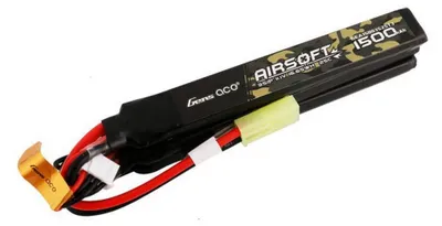 Produktbild von Gens ace 25C 1500 mAh 3S1P 11,1 V Nunchuck 3X Airsoft Gun Lipo-Akku mit Mini-Tamiya-Stecker