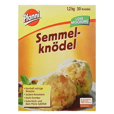 Produktbild von Knorr Semmelknödel (lose Mischung) 1.2 kg, 4er Pack (4 x 1.2 kg)