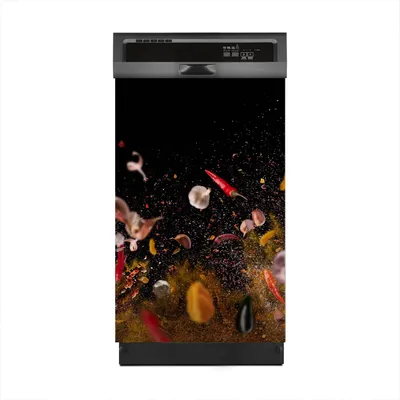 Produktbild von Magnete Dekorative 45x70 cm Küche Magnetmatte Spülmaschine - Gewürze Gemüse