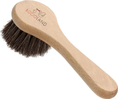 Obrázek produktu pro Dřevěný kartáč s měkkým koňským vlasem, velký, přírodní