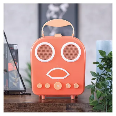 Image de Enceinte Bluetooth orange FACESOUND