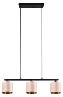 Zdjęcie produktu dla Lampa wisząca JULIETA kremowo-złota 3xE14x40W metal wym:150x66x12cm IP20 Trio