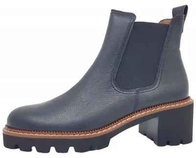 Produktbild von Paul Green Chelsea Boots Damen Glattleder Schwarz Größe: 71/2