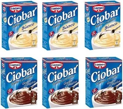 Produktbild von Testpaket Cameo Ciobar Classico Black & White Hot Chocolate 6 Packungen