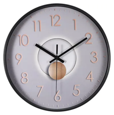 Produktbild von Moderne Wanduhr 30,5 cm - Stille Nicht-tickende Uhr für Zuhause und Büro