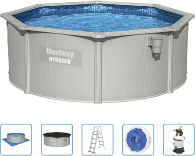 Productafbeelding van Bestway Framezwembad Hydrium bovengronds rond 360x120 cm