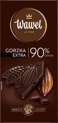 Zdjęcie produktu dla Wawel Premium Gorzka 90% cocoa 90g