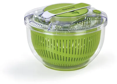 Produktbild von Salatschleuder mit Griff und Verschluss, 5 Liter Fassungsvermögen