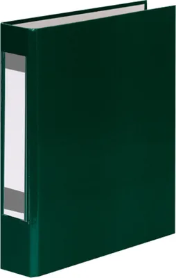 Produktbild von Ringbuch mit Rückenschild / DIN A5 / 2-Ringmechanik / Farbe: grün