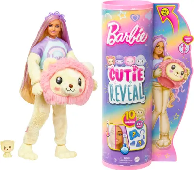 Image de Barbie Cutie Reveal Série Cozy Cute - Lion