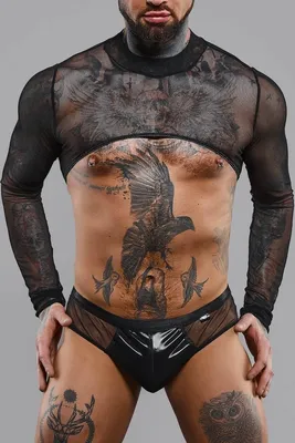 Produktbild von Crop Top REGaspar001 schwarz - L