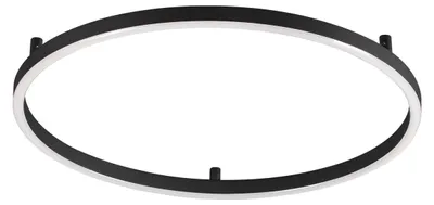 Produktbild von Ideal Lux 341927 ORACLE SLIM Deckenleuchte D700mm LED 37W 3800/1770lm 2700K schwarz EIN/AUS