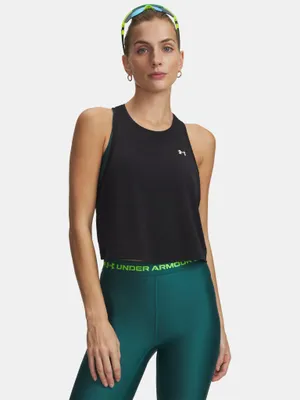 Image de Débardeur court en maille technique pour femme Under Armour, taille L