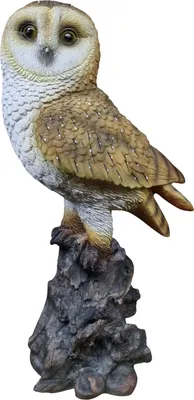 Produktbild von Dekofigur Eule auf Stamm 34 cm bunt