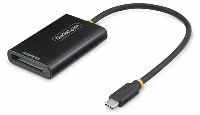 Image de StarTech.com Lecteur de Cartes USB-C CFexpress Type B, USB 10Gbps, Lecteur de Cartes Mémoire Portable, Adaptateur USB Type-C vers CF Express 2.0, Fonctionne avec Tous les Systèmes d'Exploitation