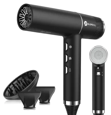 Imagen del producto de Secador de pelo profesional slopehill, 110000 RPM, 268 gramos (ultraligero), 2000W